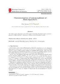 Characterization of Automorphisms of Hom-Biproducts