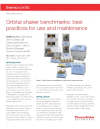 Orbital Shaker Benchmarks: Best Practices for Use and Maintenance