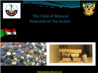 The Field of Mineral Potential of the Sudan