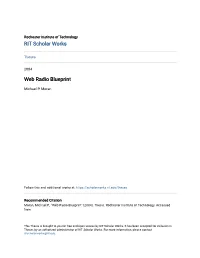 Web Radio Blueprint