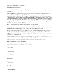 Brave New World Topics of Discussion