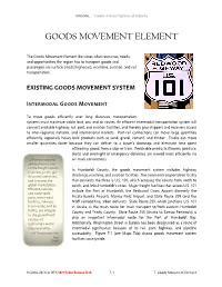 Goods Movement Element