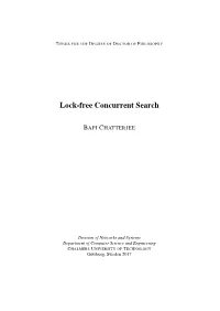 Lock-Free Concurrent Search