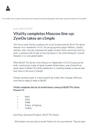 Zywoo Takes on S1mple