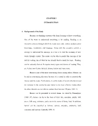 CHAPTER I INTRODUCTION A. Background of the Study Humans