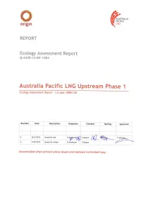 Ecology Assessment Report – 58RG128 Ecology Assessment Report
