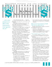 MF2228 Be a Winner, Avoid Consumer Fraud-Fact Sheet