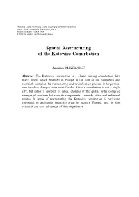 Spatial Restructuring of the Katowice Conurbation
