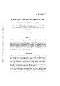 Transiting Planets Orbiting Source Stars in Microlensing Events