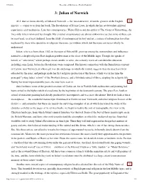 3: Julian of Norwich