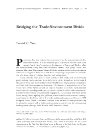 Bridging the Trade-Environment Divide