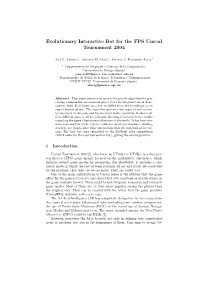 Evolutionary Interactive Bot for the FPS Unreal Tournament 2004
