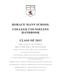 HM College Handbook