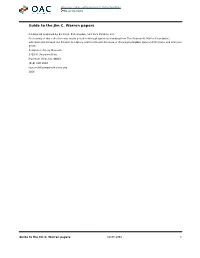 Jim C. Warren Papers