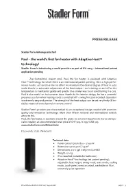 Paul – the World's First Fan Heater with Adaptive Heat™ Technology!