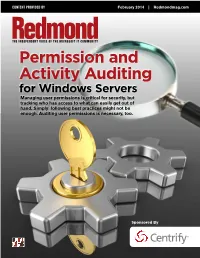 Permission and Activity Auditing