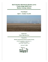 2017 Fowler Ridge Wind Farm