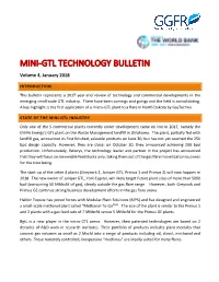 Mini-Gtl Technology Bulletin