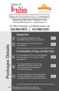 Packages Details 01 02 01 02 03