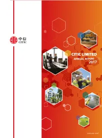 CITIC LIMITED Annual Report 2017 HTML