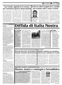 Diffida Di Italia Nostra