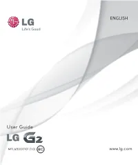 LG G2 User Guide