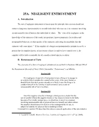 Negligent Entrustment
