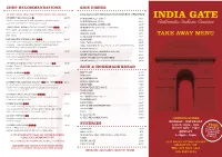 Takeaway Menu