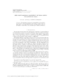 The Computational Complexity of Knot Genus and Spanning Area