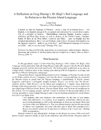 A Reflection on Greg Dening's Mr Bligh's Bad Language and Its