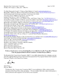 Evidence-Based Science Warns of Unmitigable, Irreversible Harm to the Fraser River Estuary from the Proposed Roberts Bank Container Terminal Project (RBT2)