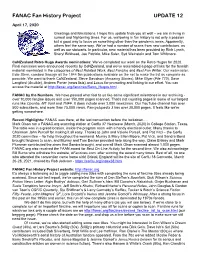 FANAC Fan History Project UPDATE 12