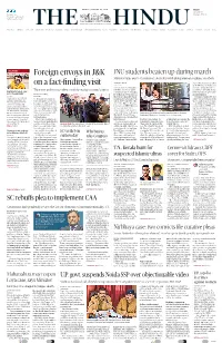 Foreign Envoys in J&K on a Factfi