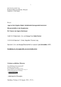 Jagd Auf Die Klügsten Köpfe
