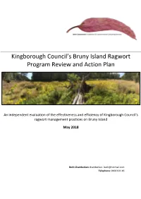 Kingborough Council's Bruny Island Ragwort Program Review And