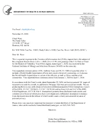 NIH FOIA Case No.: 53853; Daily Caller V