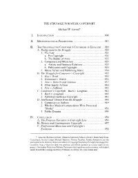 Owning Music: from Publisher's Privilege to Composer's Copyright