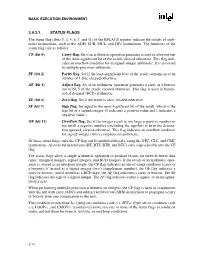 Status Flags