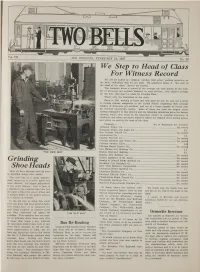 TWO BELLS February 21, 1927 E TWO BELLS C BOUQUET S Published by and for the Employes of the Los Angeles Railway