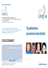 7Q Deletions Proximal Interstitial FTNP