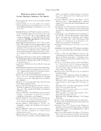 Cactus Chemistry Summary: by Species Tion in 1997