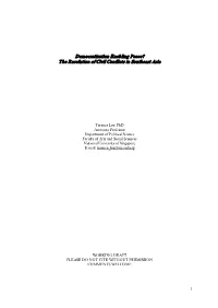 Democratization Enabling Peace? the Resolution of Civil Conflicts in Southeast Asia