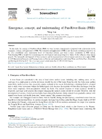 Emergence, Concept, and Understanding of Pan-River-Basin