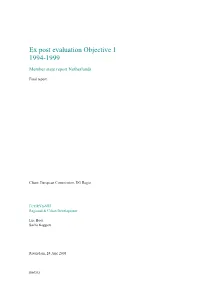 Ex Post Evaluation Objective 1 1994-1999 Member State Report