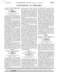 Extensions of Remarks E1439 EXTENSIONS of REMARKS