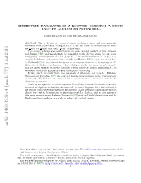 Finite Type Invariants of W-Knotted Objects I: W-Knots and the Alexander Polynomial