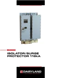 ISOLATOR/SURGE PROTECTOR 118Ka BACKGROUND
