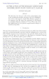 On the Action of the Sporadic Simple Baby Monster Group on Its Conjugacy Class 2B