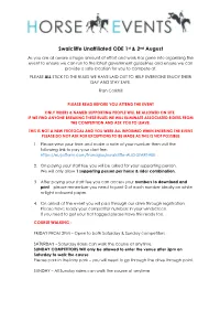 Swalcliffe Unaffiliated ODE 1St & 2Nd August