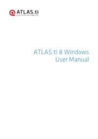 ATLAS.Ti 8 Windows